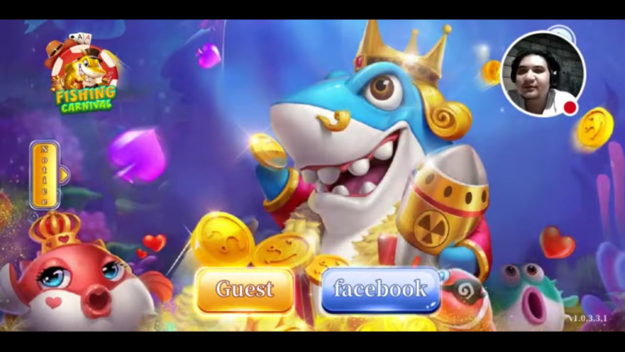 ปืนใหญ่ในเกมยิงปลาเล็งไปยังเป้าหมายใต้น้ำหลายชนิด